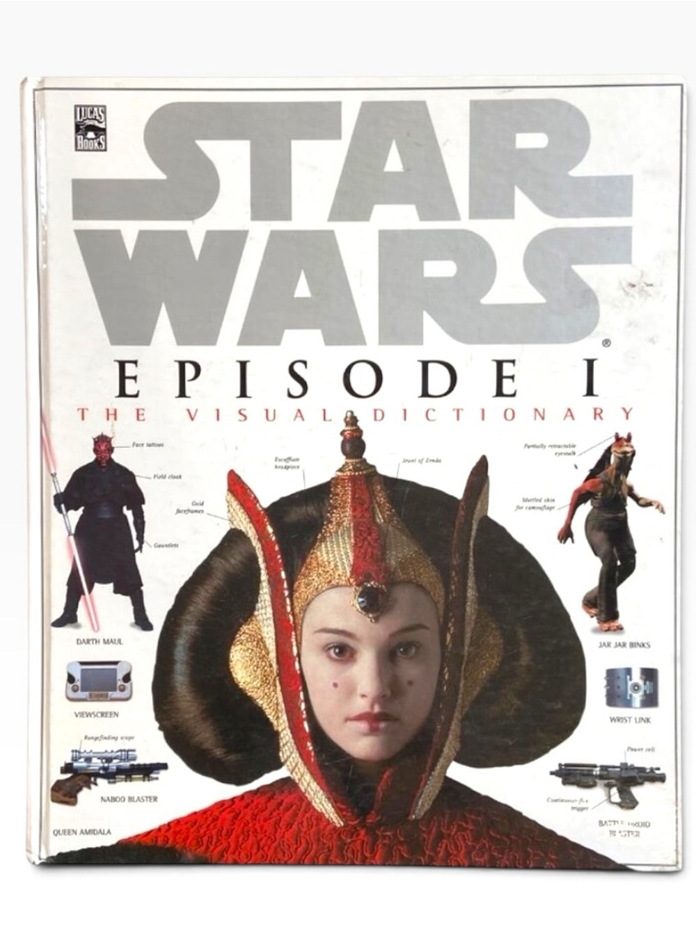 Vintage Star Wars Episode I The Visual Dictionary Hardcover Book 1999